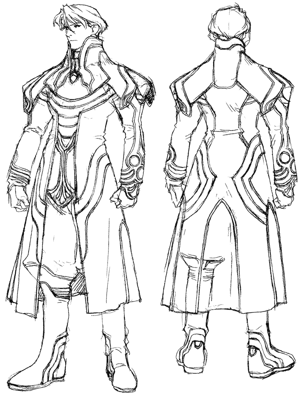 Ramsus Art from Xenogears