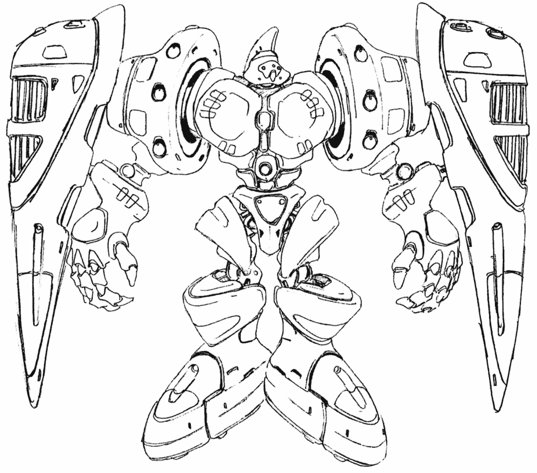 Shieldknight Art from Xenogears