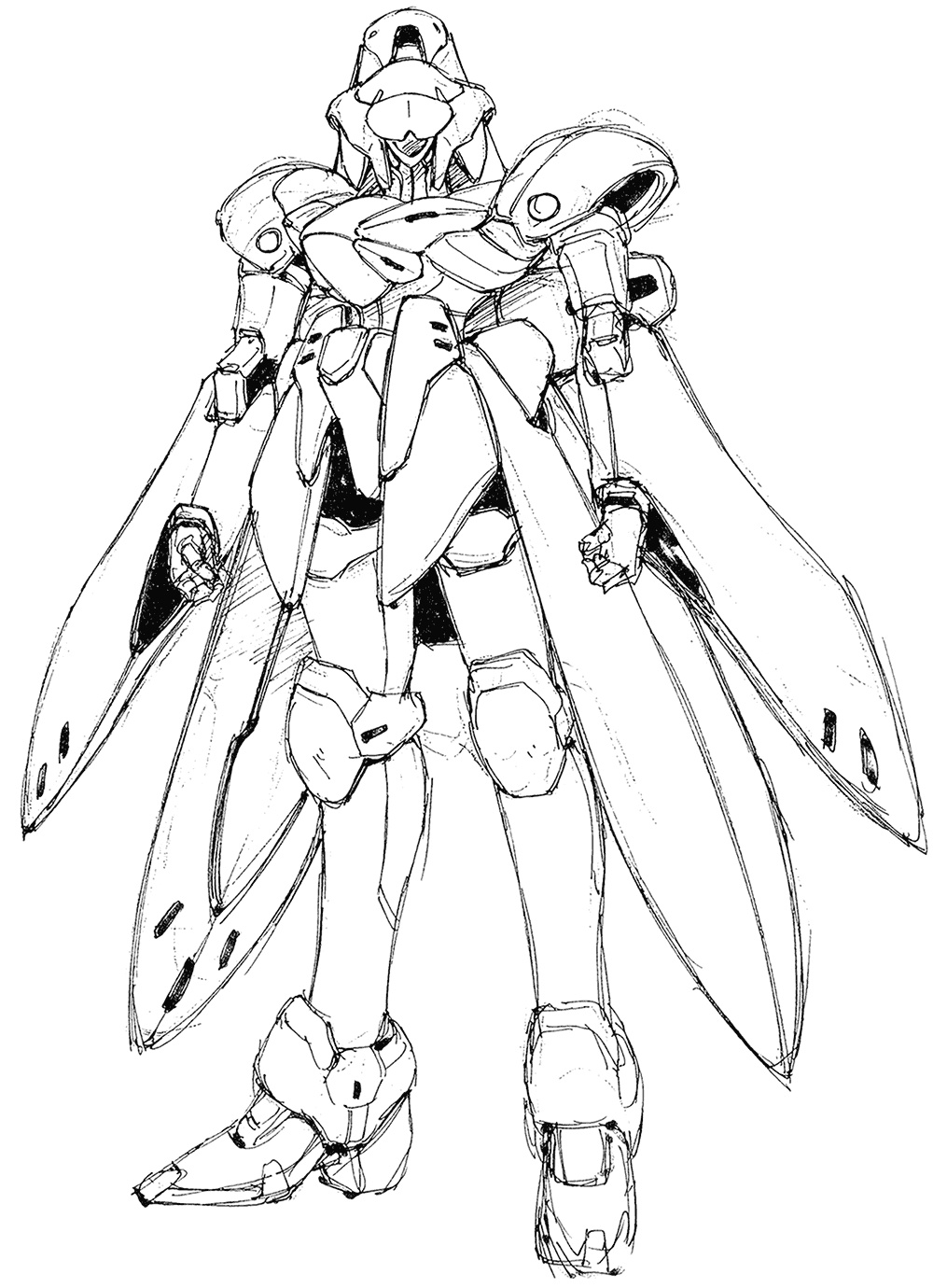 Vierge Rough Art from Xenogears