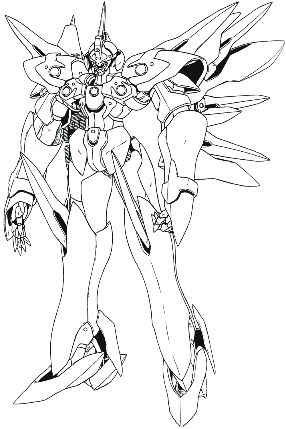 Weltall-Id Sketch from Xenogears