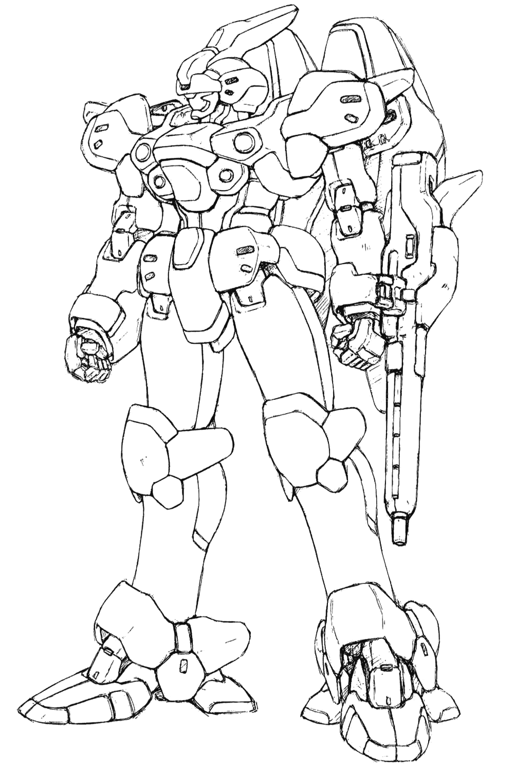 Weltall Rough Art from Xenogears