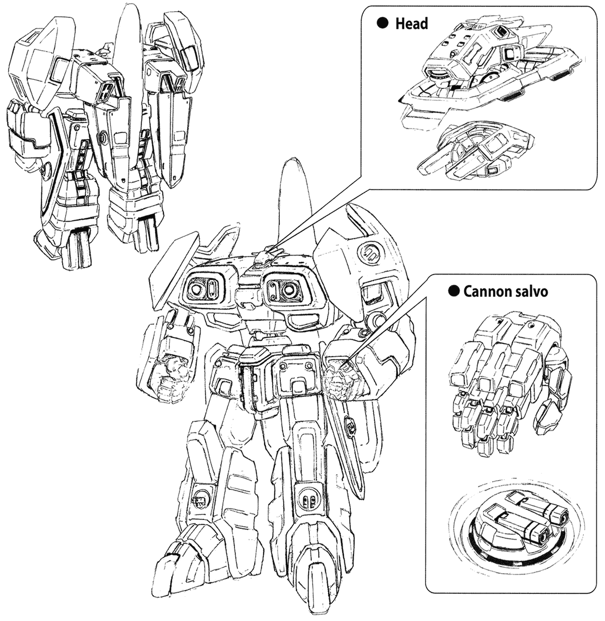 Yggdrasil IV Gear Form Art from Xenogears