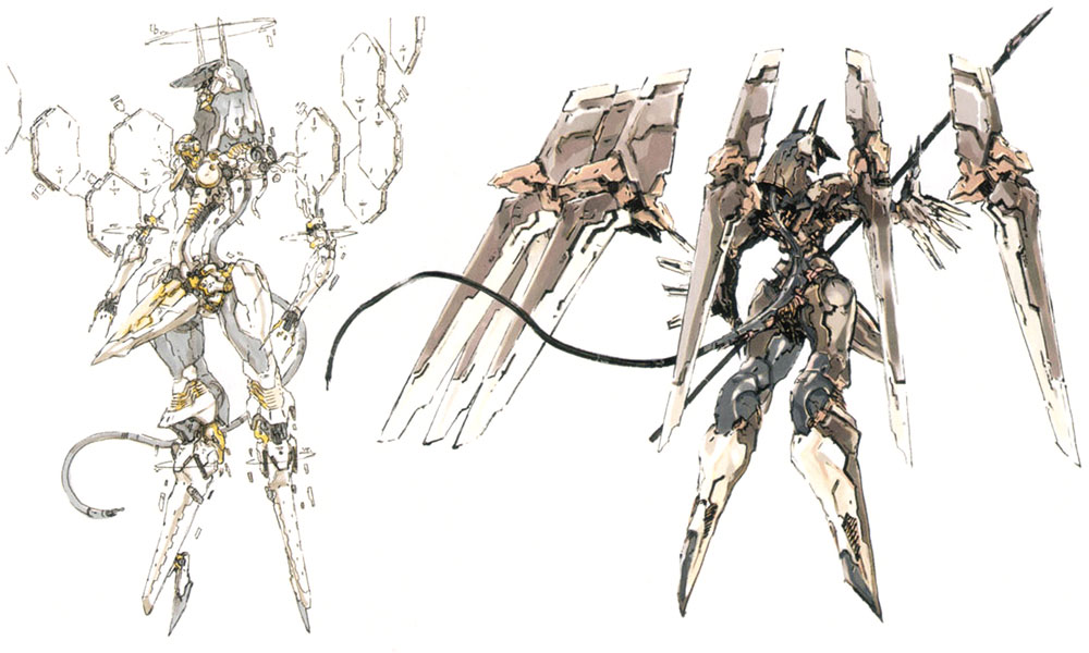 Anubis Concept Art from Zone of the Enders: The 2nd Runner