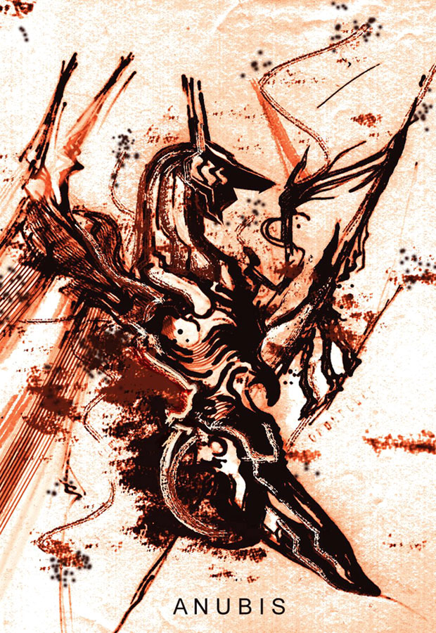 Anubis Illustration from Zone of the Enders: The 2nd Runner