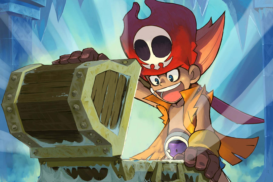 Zack Opening Treasure Box Art from Zack & Wiki: Quest for Barbaros' Treasure