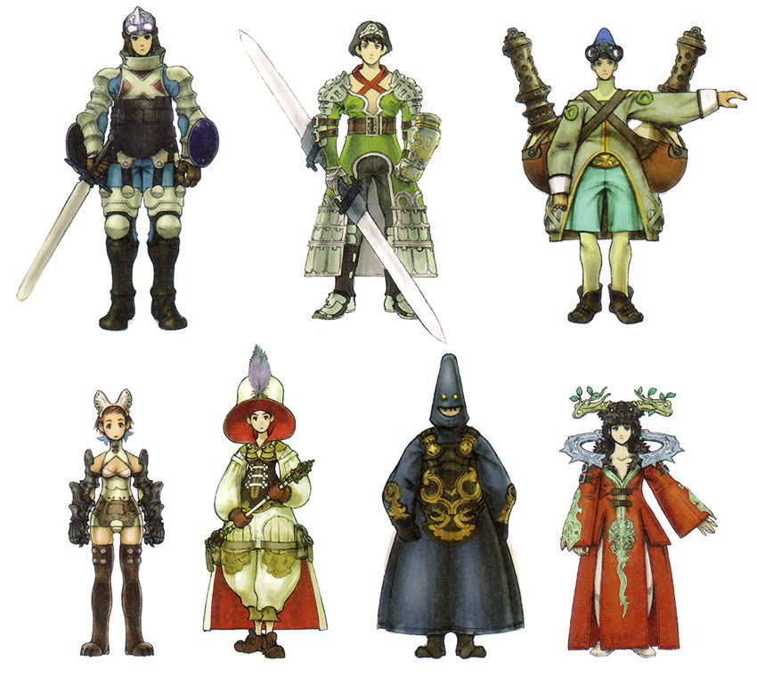 Character Jobs Art from ASH: Archaic Sealed Heat