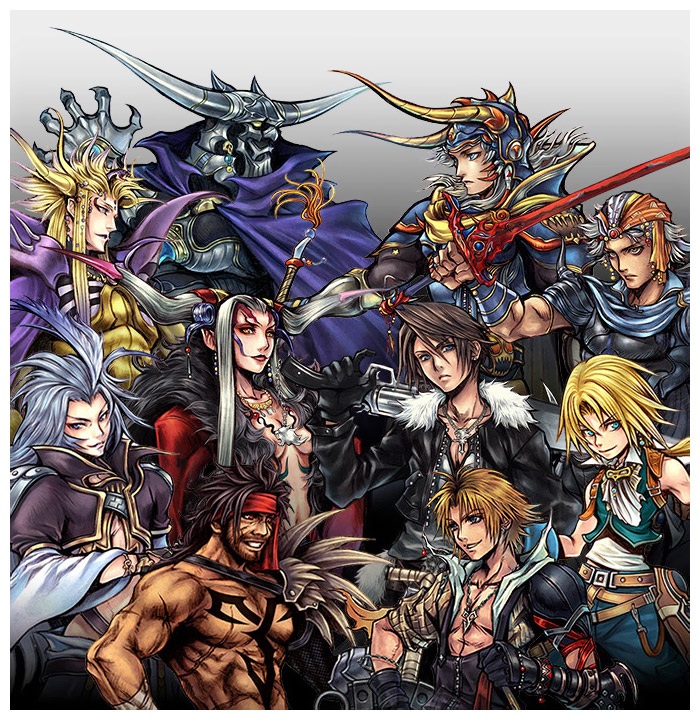 Characters Art from Dissidia: Final Fantasy
