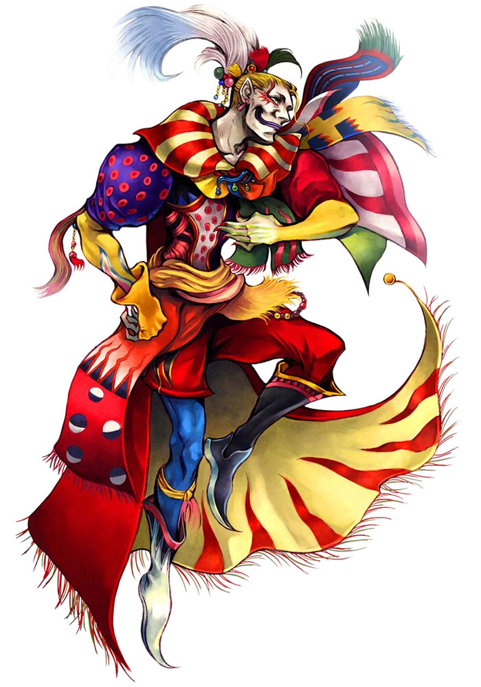 Kefka Palazzo Art from Dissidia: Final Fantasy