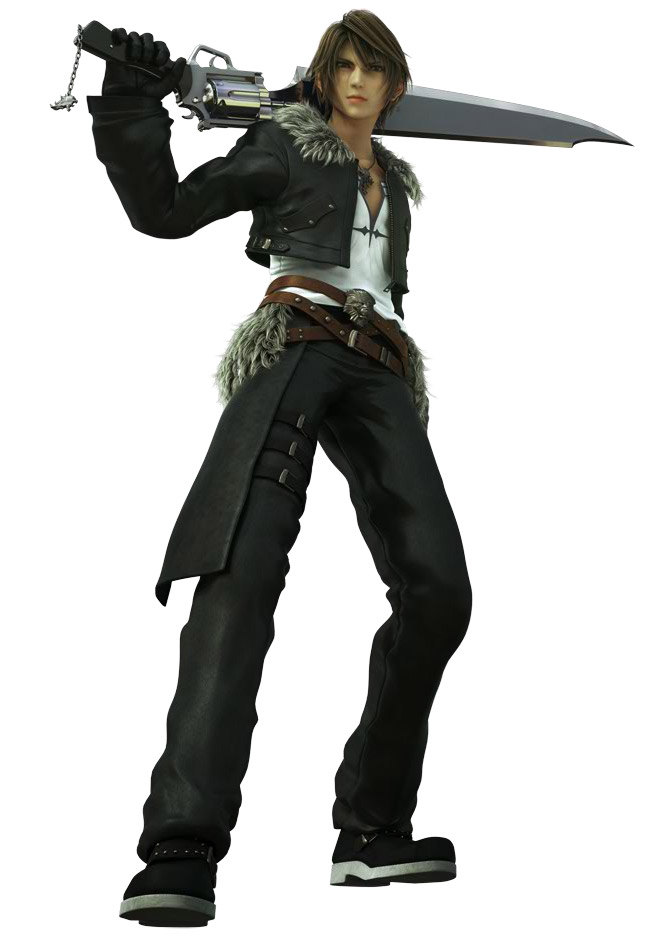 Squall Leonhart CG Art from Dissidia: Final Fantasy