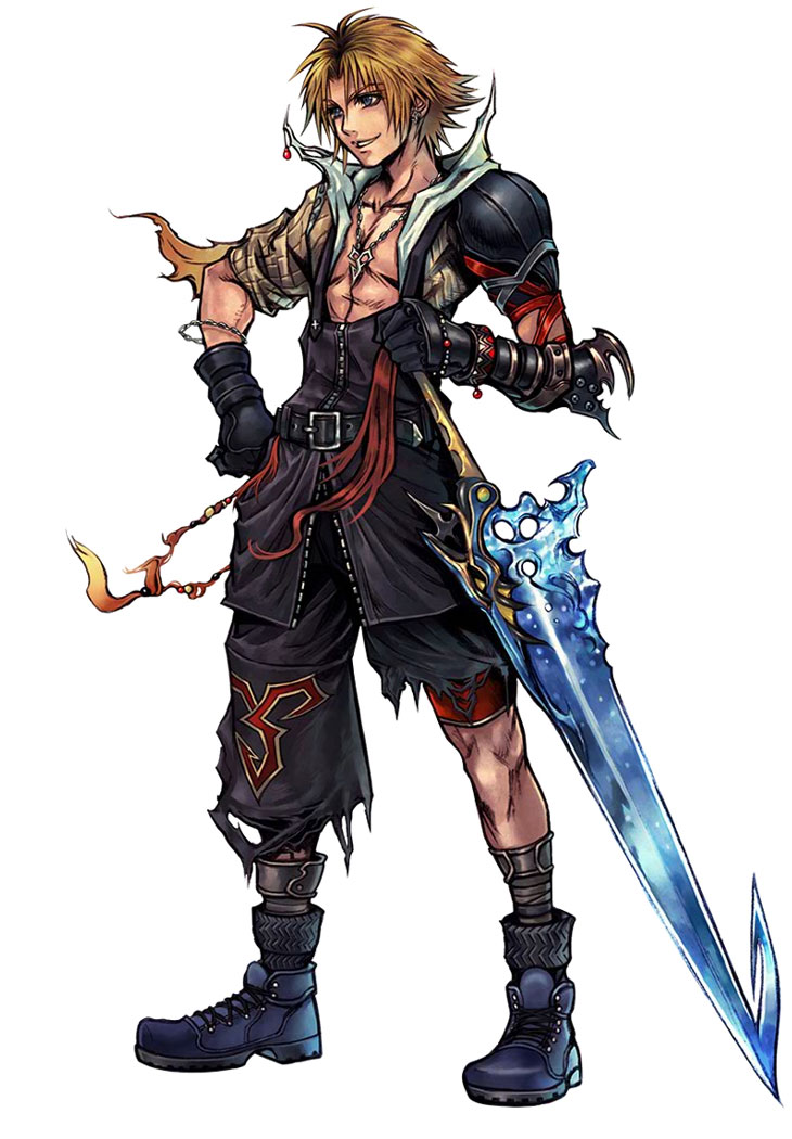Tidus Art from Dissidia: Final Fantasy