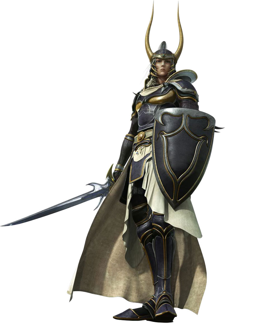 Warrior of Light CG Art from Dissidia: Final Fantasy
