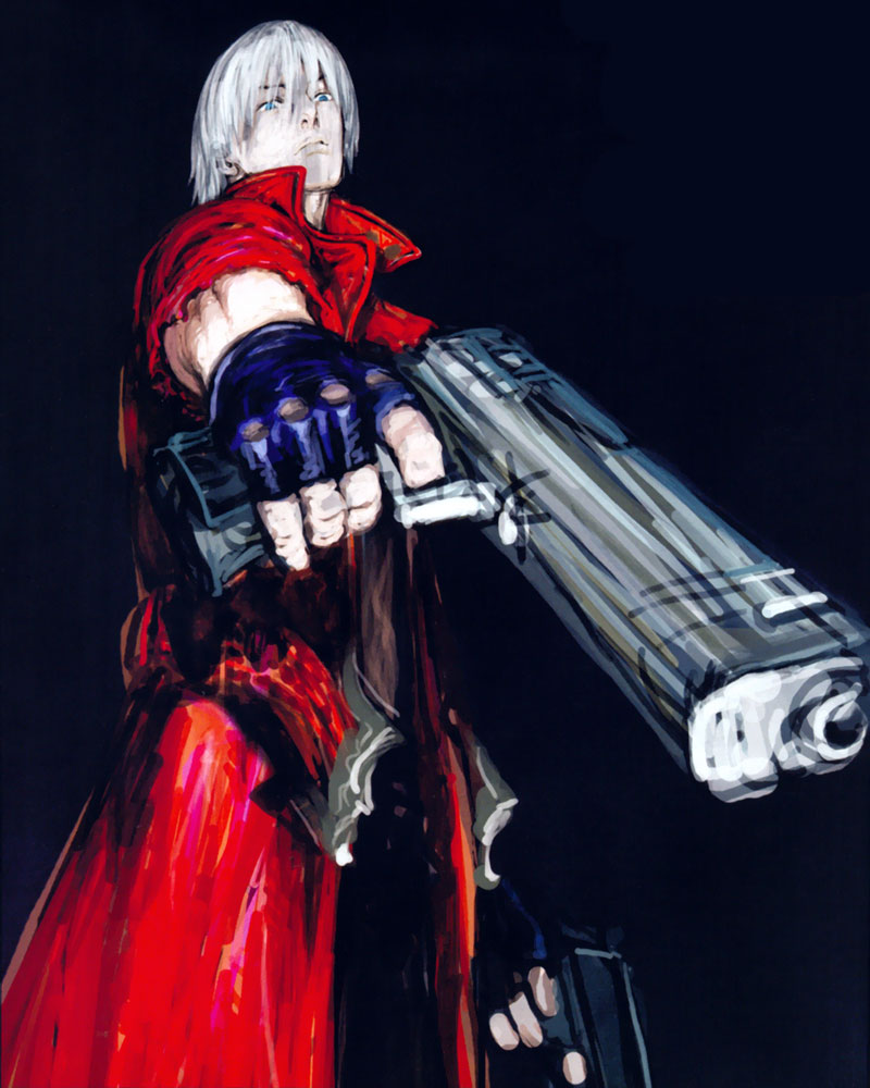 Dante Concept Art from Devil May Cry 3: Dante's Awakening