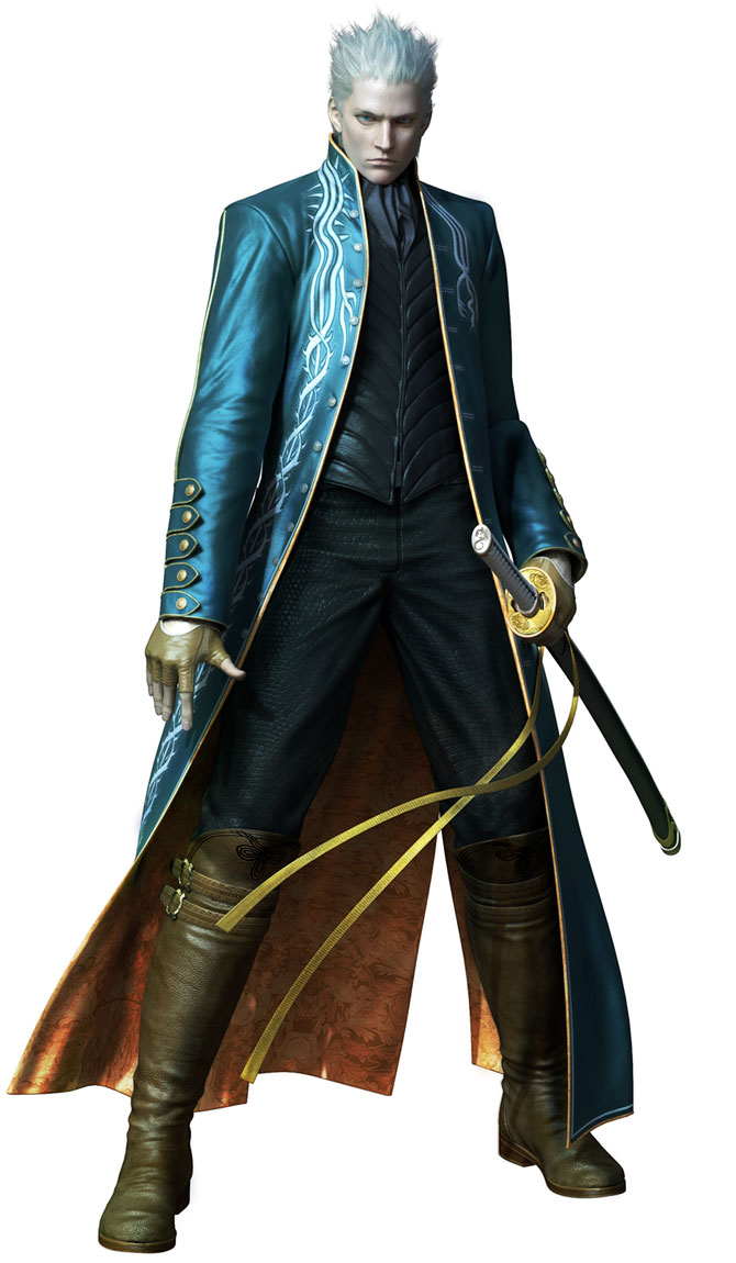Vergil Art from Devil May Cry 3: Dante's Awakening