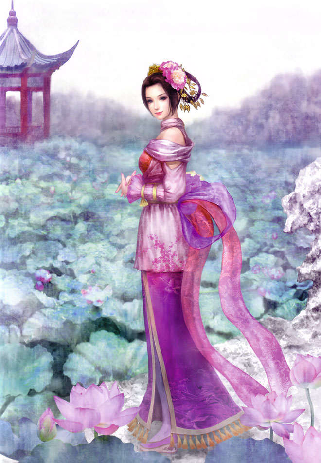 Diao Chan Art from Dynasty Warriors 5