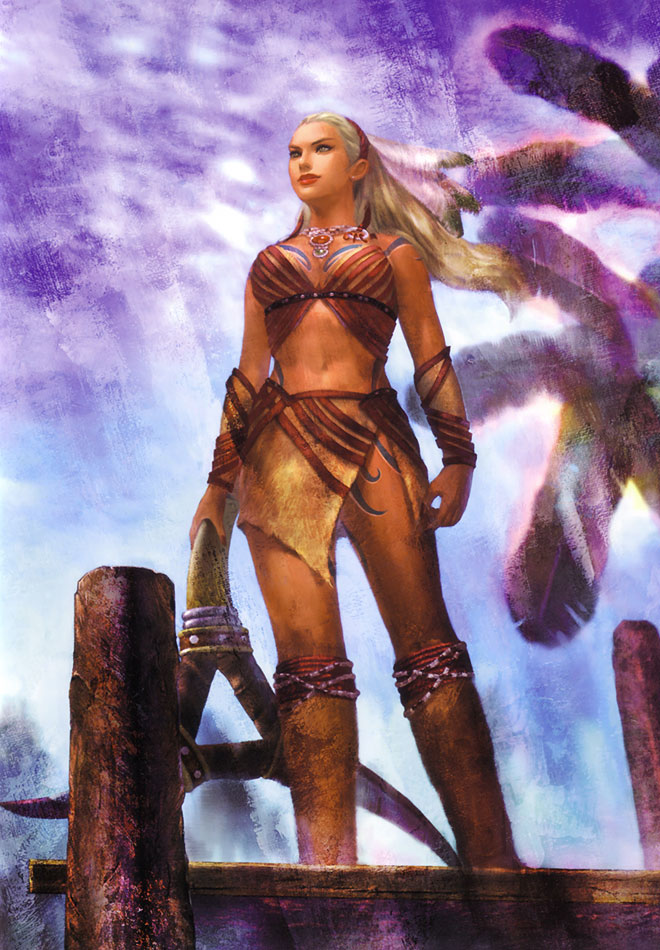 Zhu Rong Art from Dynasty Warriors 5