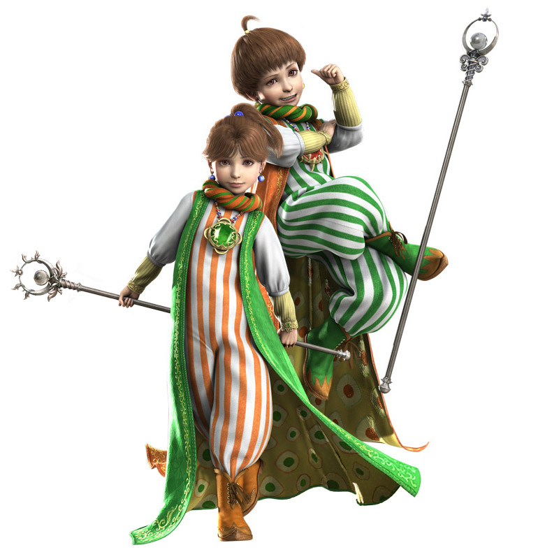 Porom & Palom Art from Final Fantasy IV