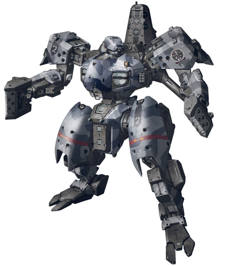 Stork Mk. IV Wanzer Art from Front Mission 4