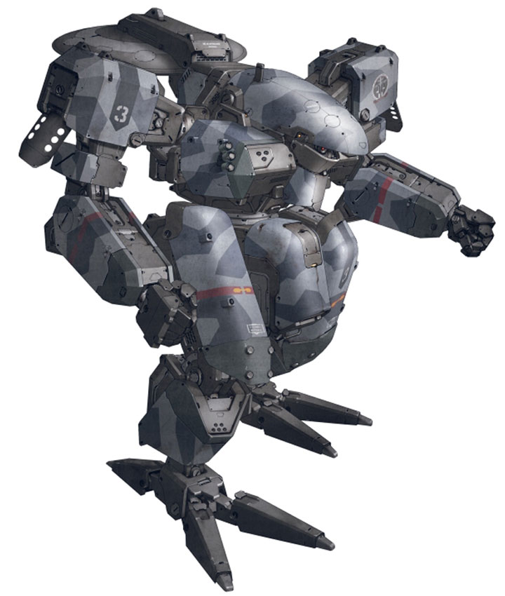 Tatou Wanzer Art from Front Mission 4