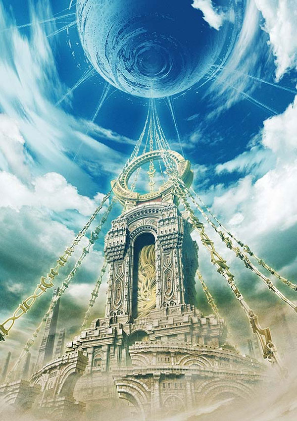 Chained Moon Art from Infinite Undiscovery