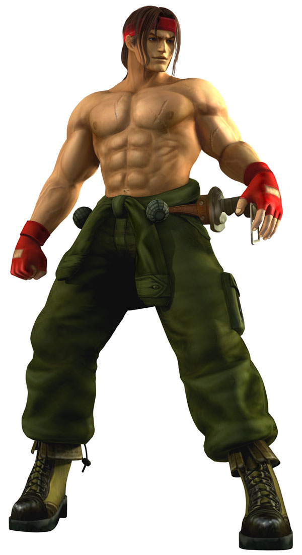 Ralf Jones Alt Costume Art from King of Fighters: Maximum Impact
