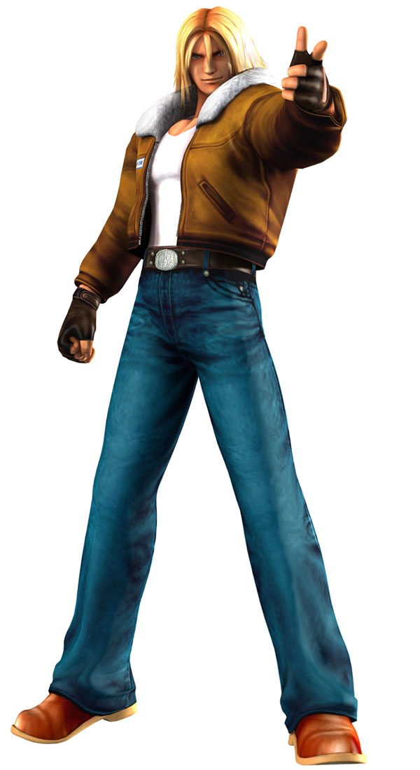 Terry Bogard Alt Costume Art from King of Fighters: Maximum Impact