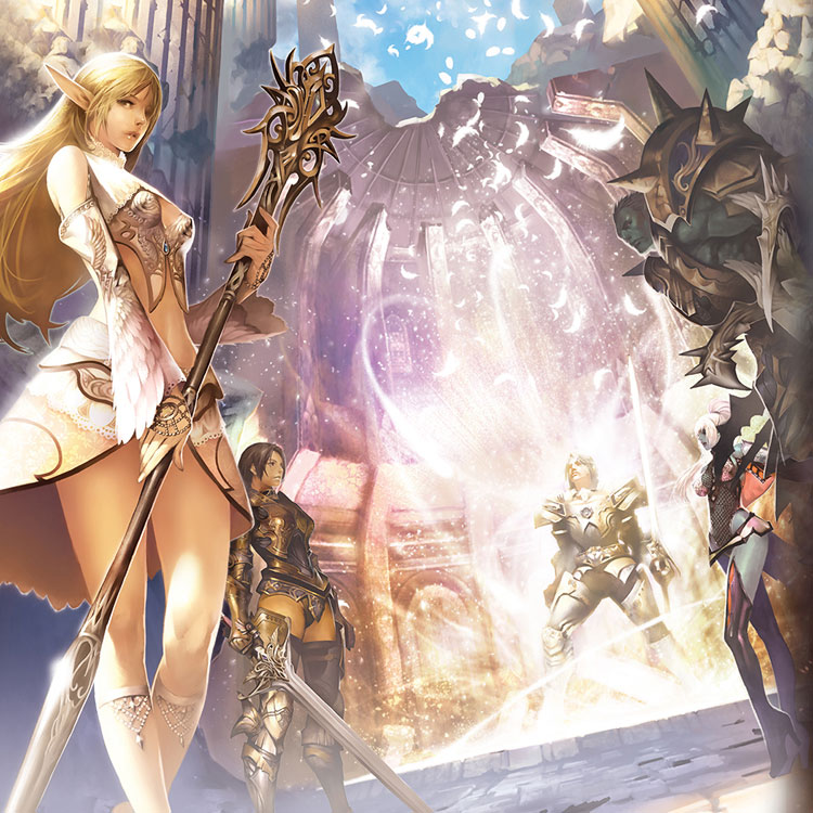 Characters Promo Art from Lineage II