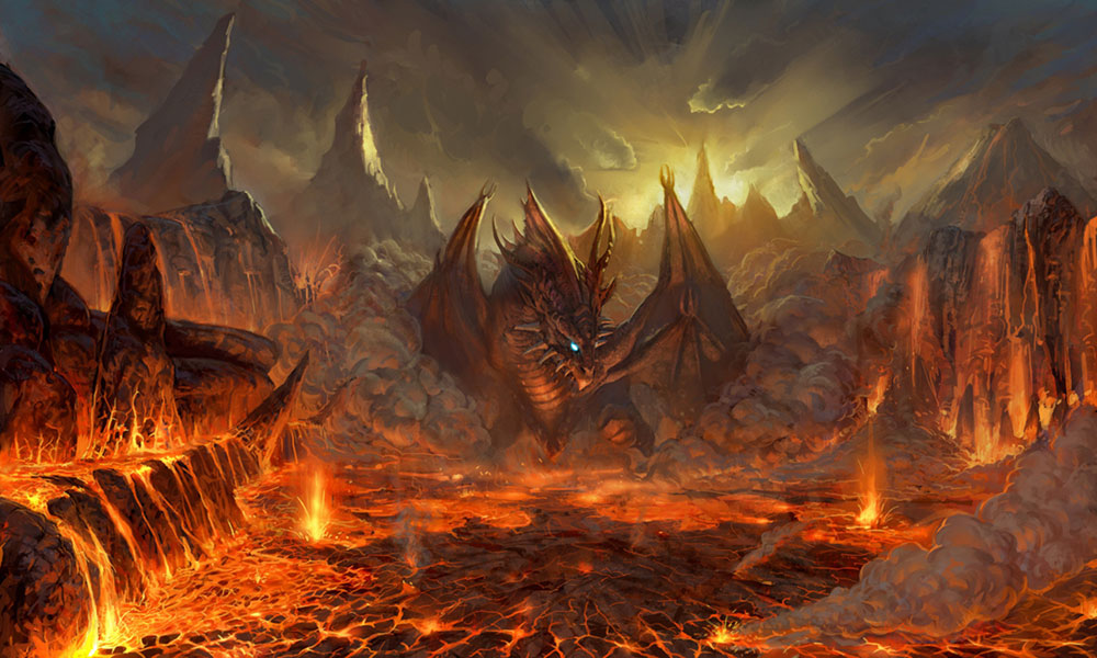 Valakas Dragon Art from Lineage II