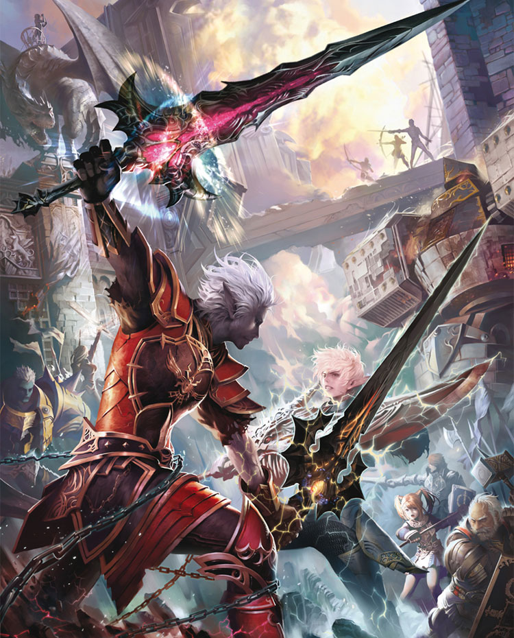 Interlude Promo Poster Art from Lineage II
