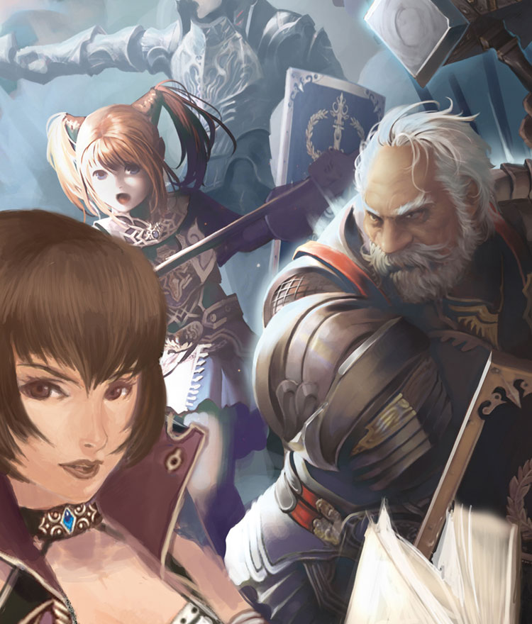 Interlude Characters Art from Lineage II