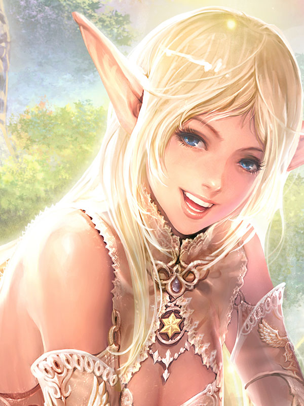 Interlude Elf Art from Lineage II
