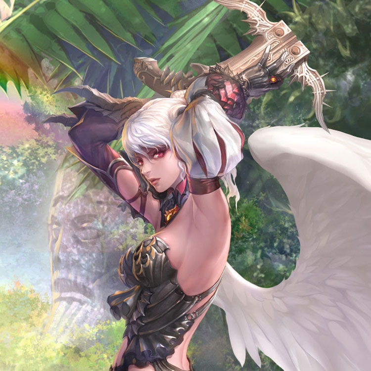 Kamael Art from Lineage II