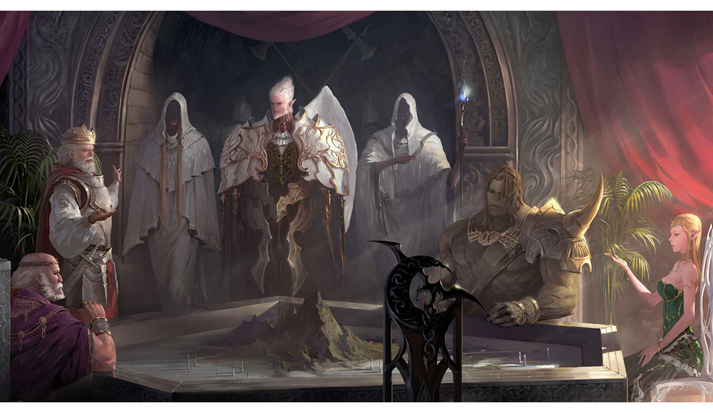 Strategy Meeting Art from Lineage II