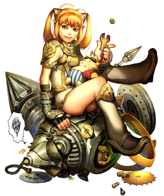 Female Dwarf Mechanic Art from Lineage II