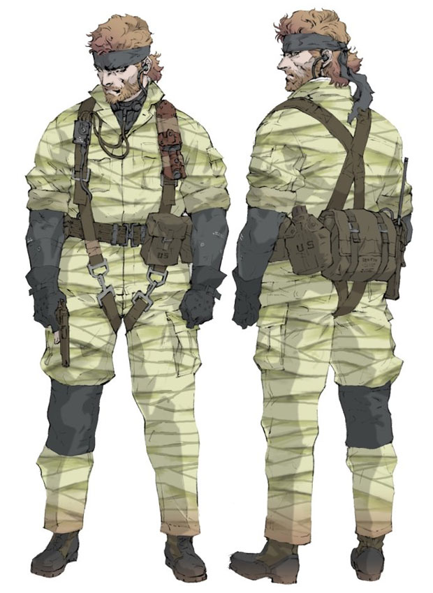 Mummy Camouflage Art from Metal Gear Solid 3: Snake Eater