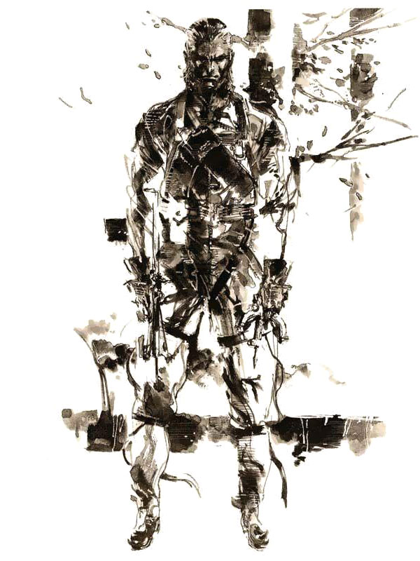 The Fear Art from Metal Gear Solid 3: Snake Eater