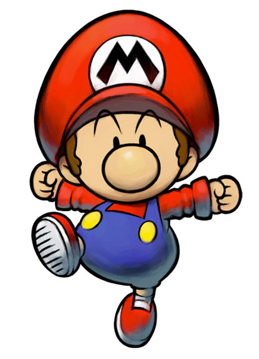 Baby Mario Art from Mario & Luigi: Partners in Time