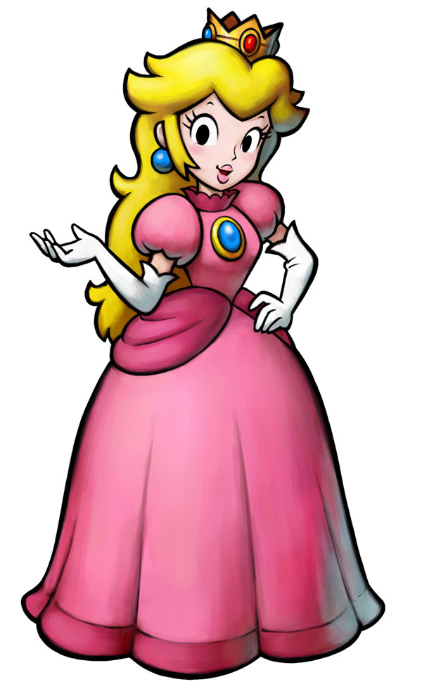 Princess Peach Art from Mario & Luigi: Partners in Time