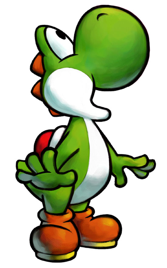 Yoshi Art from Mario & Luigi: Partners in Time