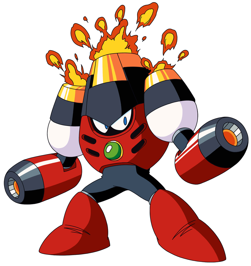 Magma Man Art from Mega Man 9