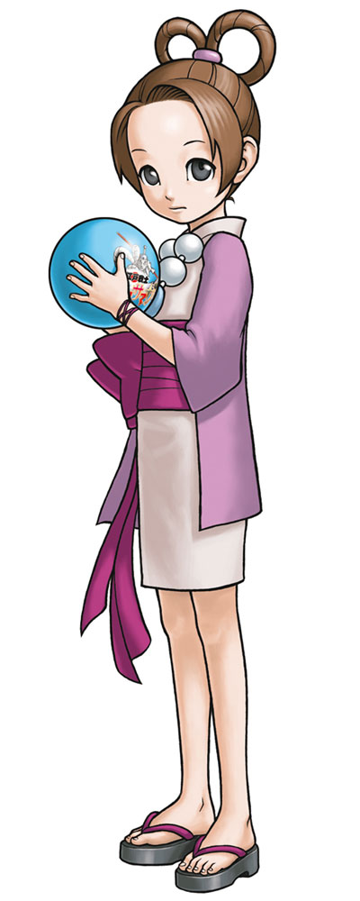 Pearl Fey & Ball Art from Phoenix Wright: Ace Attorney Justice for All
