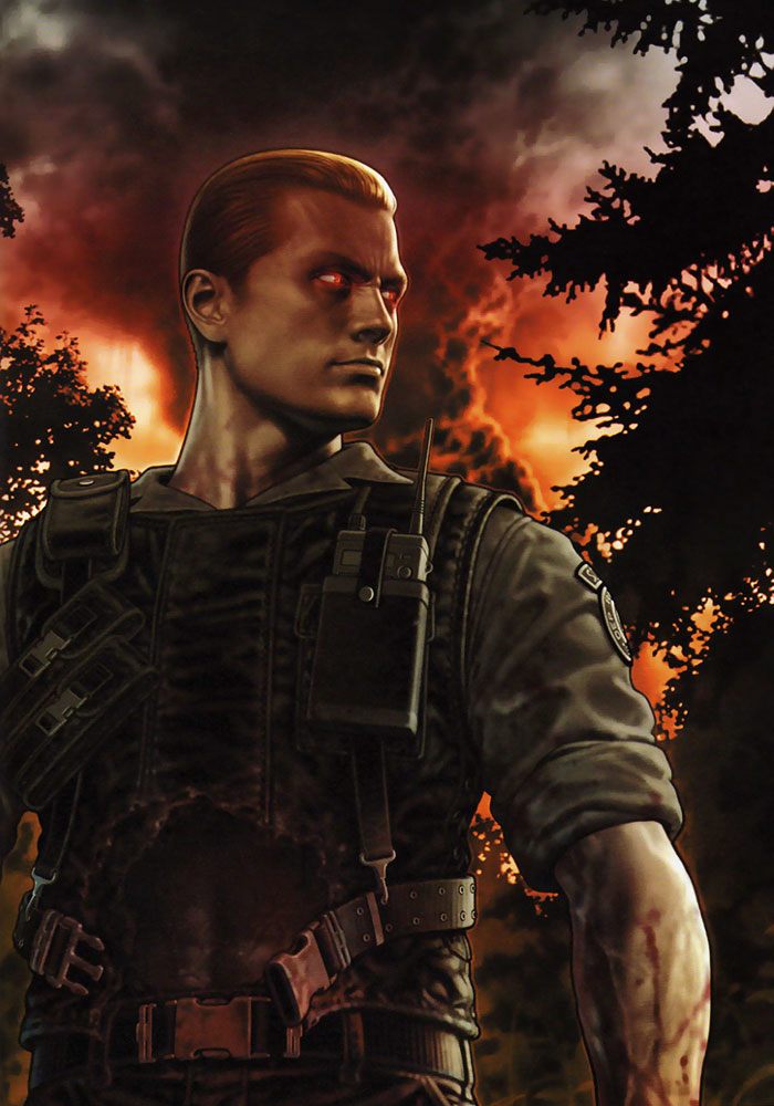 Wesker in S.T.A.R.S. Uniform Art from Resident Evil: The Umbrella Chronicles