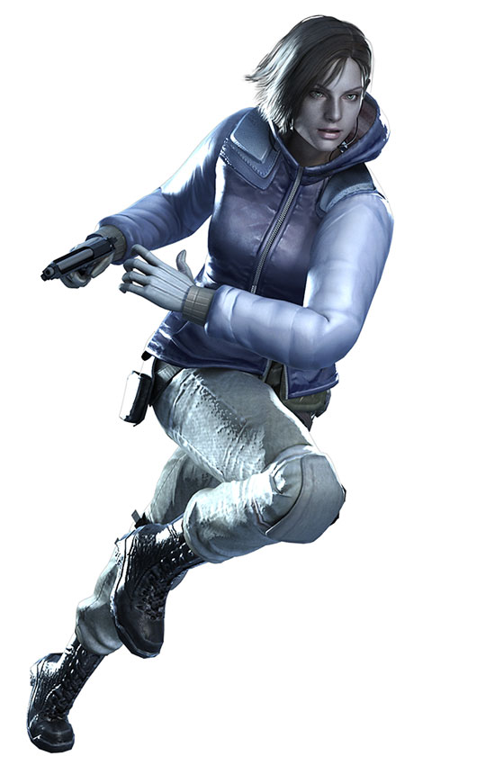 Jill Valentine in Winter Clothes Art from Resident Evil: The Umbrella Chronicles
