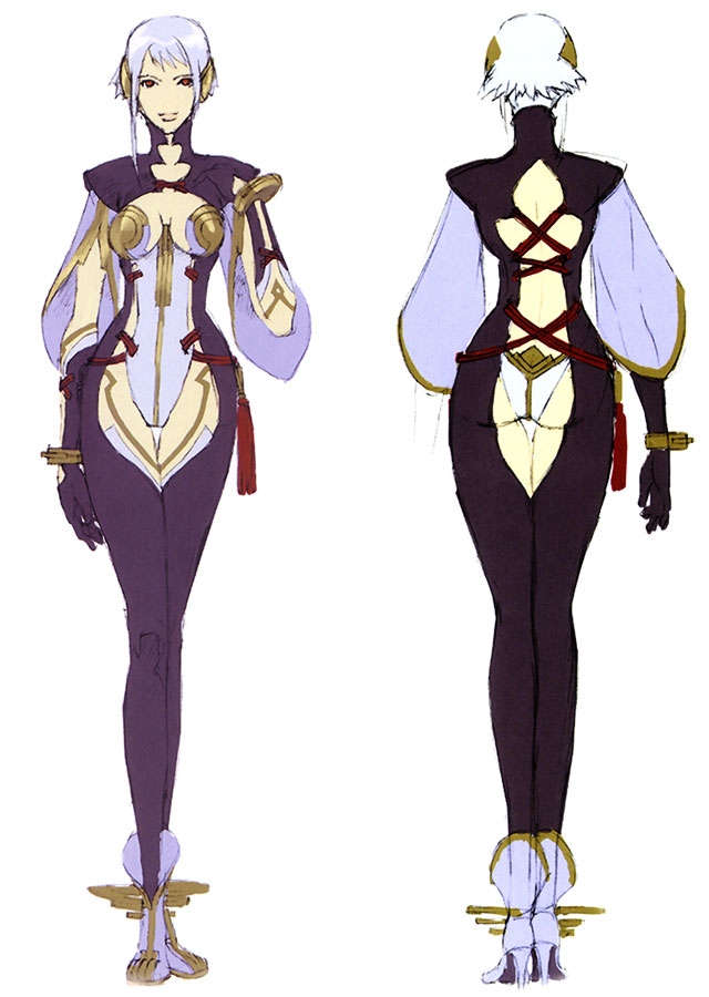 Lady Concept Art from Shadow Hearts: From The New World