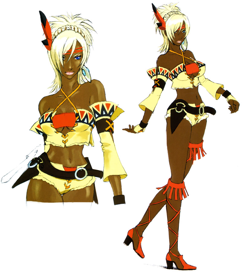 Shania Concept Art from Shadow Hearts: From The New World