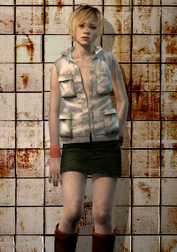 Heather Against Wall Art from Silent Hill 3