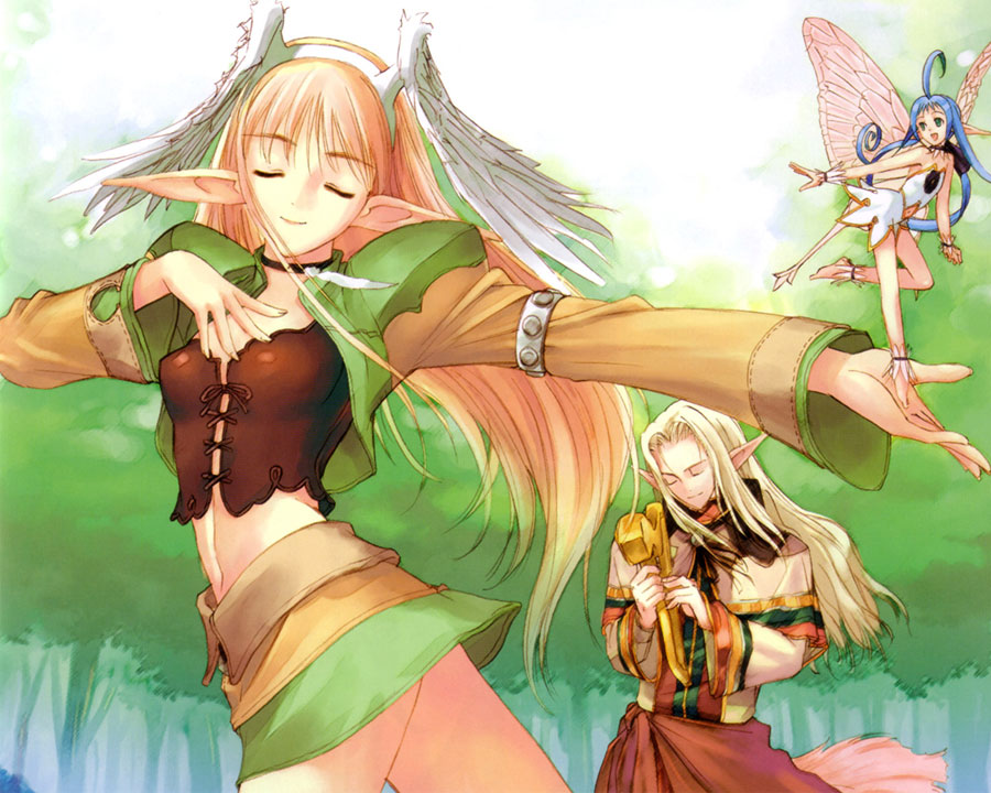 Elwyn, Cupid, & Maple Art from Shining Tears