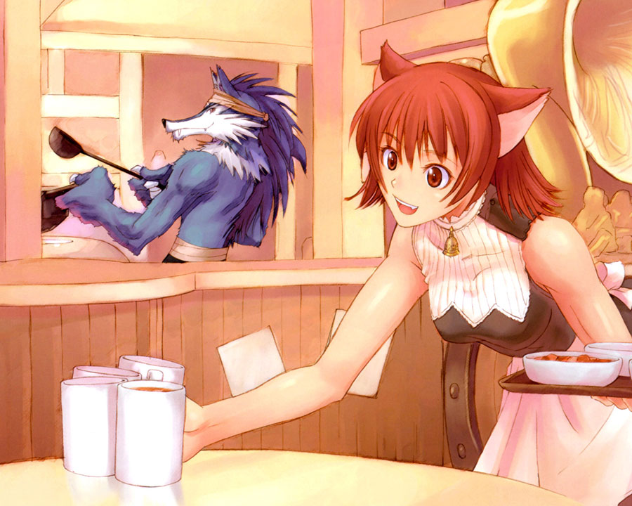 Volg & Mao Preparing Food Art from Shining Tears