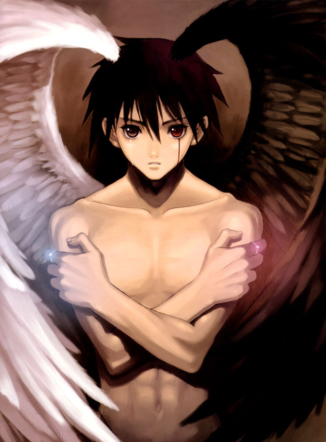 Winged Xion Art from Shining Tears