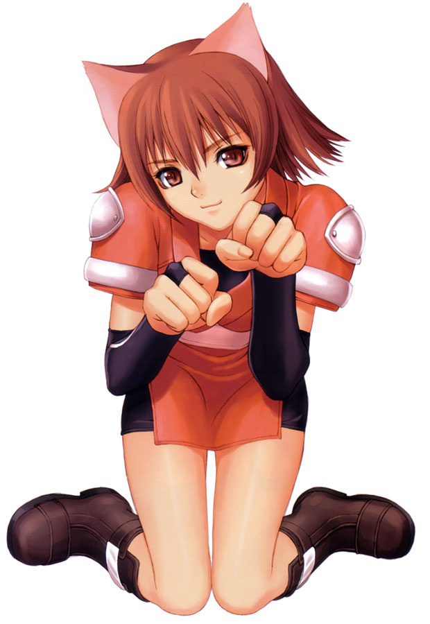 Mao Cute Pose Art from Shining Tears