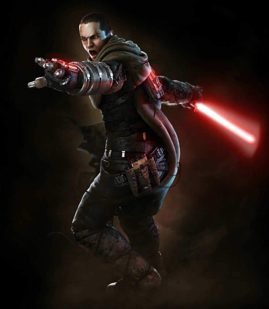 Secret Apprentice Starkiller (Galen Marek) Art from Star Wars: The Force Unleashed